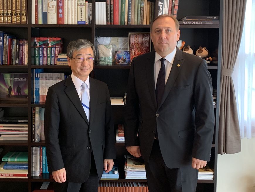 С Послом Японии Токунагой
