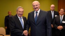 Рауль Кастро и Александр Лукашенко