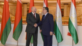 Александр Лукашенко и Эмомали Рахмон