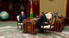 Александр Лукашенко принял с докладом Андрея Ковхуто