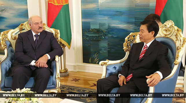 Александр Лукашенко и Чжун Шань