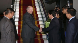 Александра Лукашенко встречают на вьетнамской земле