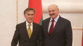 Эмиль Брикс и Александр Лукашенко