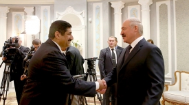 Хамад Бен Али Аль-Аттыйя и Александр Лукашенко