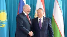 Александр Лукашенко и Нурсултан Назарбаев.