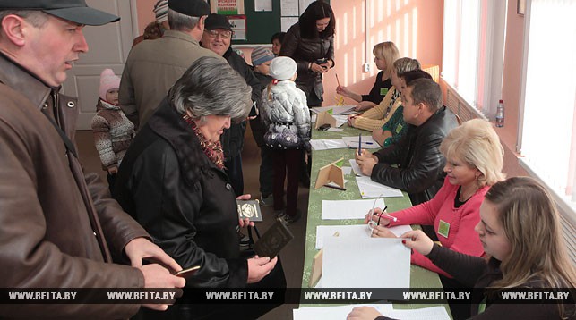 На избирательном участке №84 по выборам Президента Республики Беларусь Ленинского района города Могилева