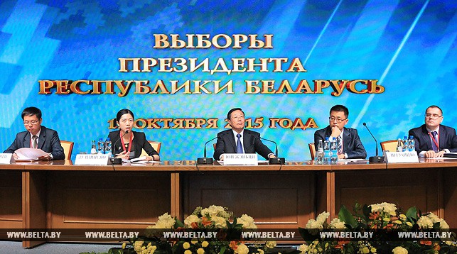 Наблюдатели от КНР на пресс-конференции
