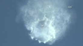 Взрыв Falcon 9. Фото NASA