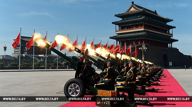 Военный парад в Пекине по случаю 70-летия Победы в антияпонской войне и окончания Второй мировой войны. Фото: Синьхуа-БелТА