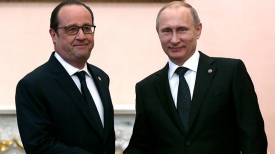 Франсуа Олланд и Владимир Путин. Фото ТАСС