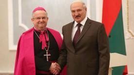 Габор Пинтер и Александр Лукашенко