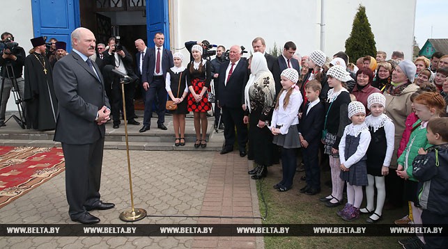 Александр Лукашенко пообщался с жителями Шклова