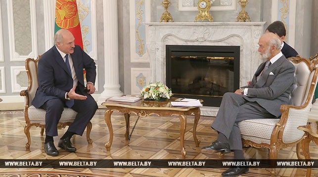 Александр Лукашенко и Майкл Кентский