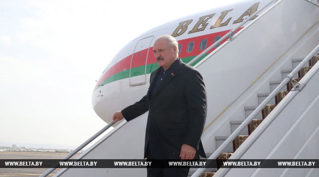 Александр Лукашенко прибыл с рабочим визитом в Армению