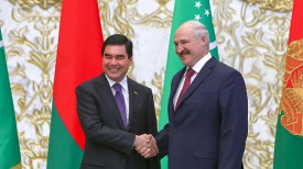 Гурбангулы Бердымухамедов и Александр Лукашенко