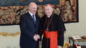 Александр Лукашенко и Пьетро Паролин