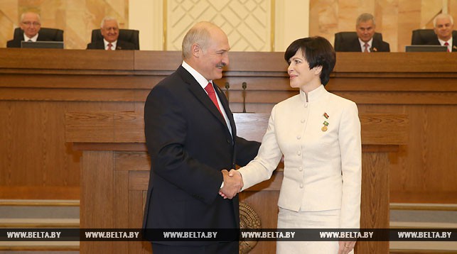 Александр Лукашенко и Светлана Сороко
