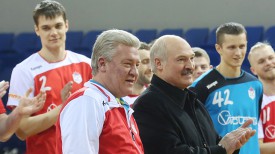 Александр Лукашенко во время церемония открытия Дворца спорта &quot;Уручье&quot;