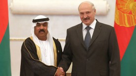 Ахмед Мухаммед Юсуф Мангуш аль-Тенейджи и Александр Лукашенко