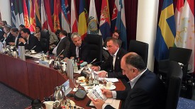 Владимир Макей во время заседания. Фото МИД
