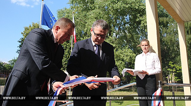 Владимир Макей и Любомир Заоралек открывают чешское посольство в Минске