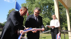 Владимир Макей и Любомир Заоралек открывают чешское посольство в Минске
