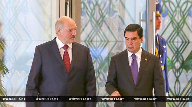 Александ Лукашенко и Гурбангулы Бердымухамедов