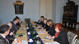 Во время встречи Елены Купчиной и Иво Шрамека. Фото МИД