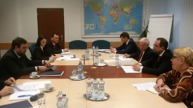 Во время встречи в Министерстве экономики Словакии. Фото МИД