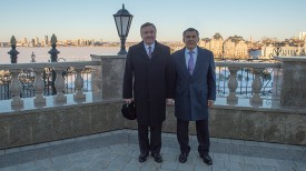 Андрей Кобяков и Рустам Минниханов. Фото официального сайта Президента Республики Татарстан