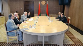 Во время встречи. Фото Совета Республики Национального собрания Беларуси