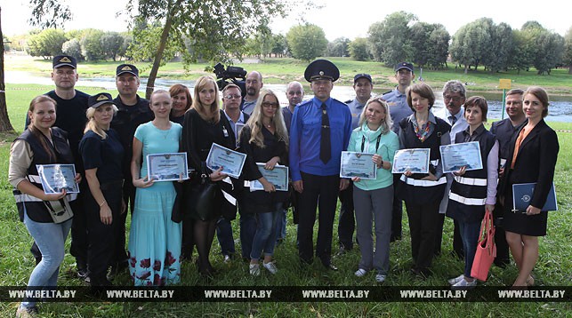 Журналисты и сотрудники УСК по Могилевской области