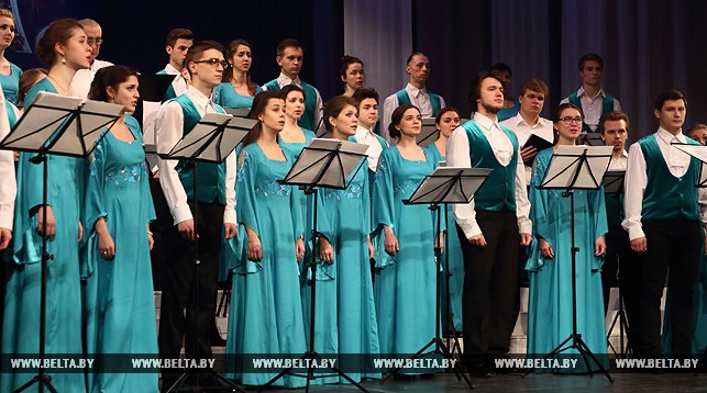Концерт студенческого хора Белорусской государственной академии музыки