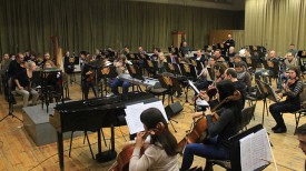 Президентский оркестр Республики Беларусь на репетиции