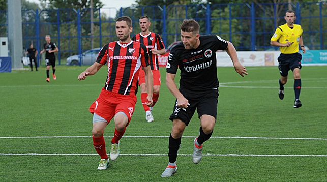 Во время матча "Крумкачы" - "Белшина". Фото столичного клуба