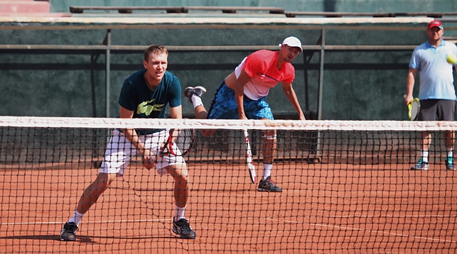 Во время тренировки. Фото Белорусской федерации тенниса