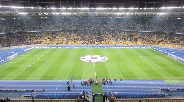 Стадион "Олимпийский" в Киеве