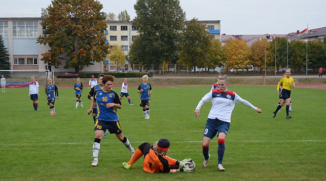 Во время матча "Бобруйчанка" - "Минск". Фото официального сайта столичного клуба