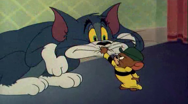 Кадр из мультфильма "Том и Джерри"