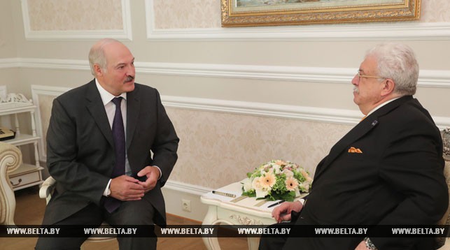Александр Лукашенко и и Михаил Гусман