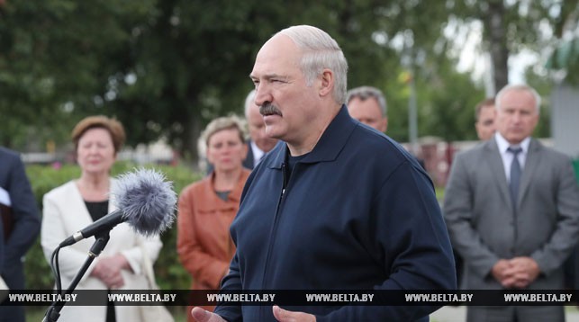 Александр Лукашенко на встрече с жителями Копыси