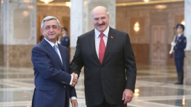 Серж Саргсян и Александр Лукашенко. Фото из архива