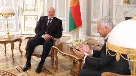Александр Лукашенко и Алан Дункан