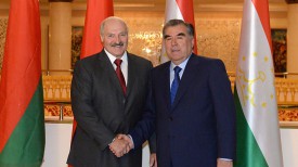 Александр Лукашенко и Эмомали Рахмон. Фото из архива