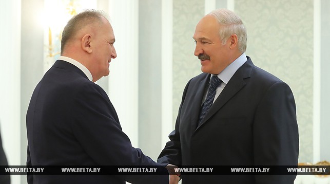 Давид Котария и Александр Лукашенко