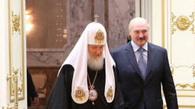 Патриарх Кирилл и Александр Лукашенко. Фото из архива
