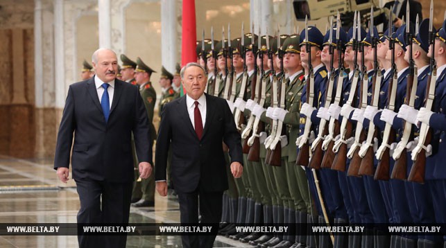 Александр Лукашенко и Нурсултан Назарбаев