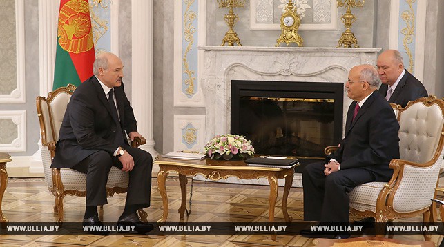 Александр Лукашенко и Мухаммад Саид аль-Ассар