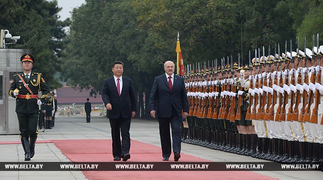 Во время визита Александра Лукашенко в Китай в сентябре 2016 года
