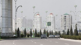 На фото Ашхабад - столица Туркменистана